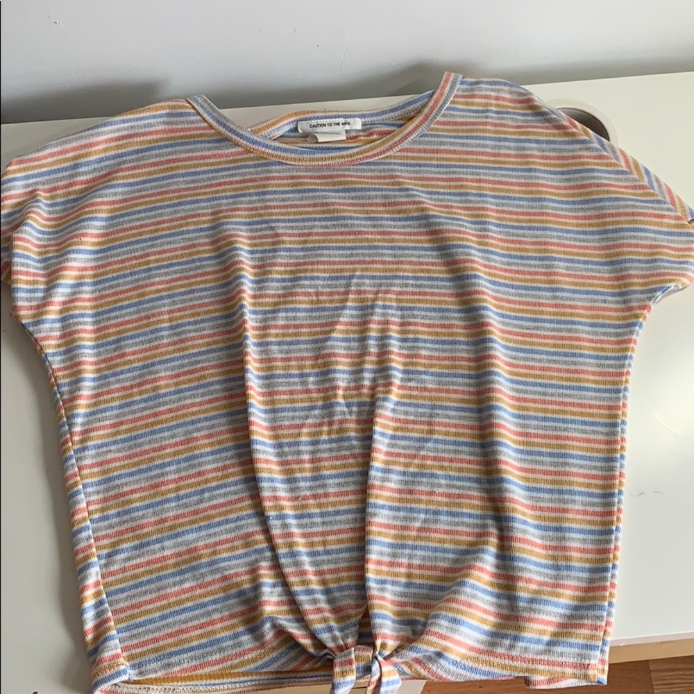 Cute Knot-front Tee